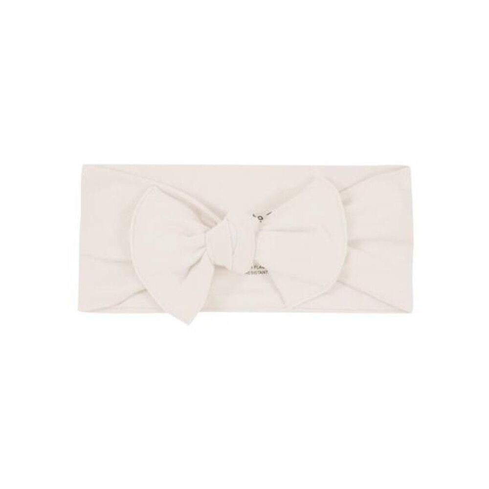 Baby bamboo bow headband 3 6 months soft stretchy newborn infant girl